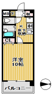 【間取り】 | 上杉五番館