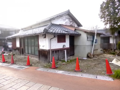 【前面道路含む現地写真】 | 大津市本堅田一丁目19-23売り土地