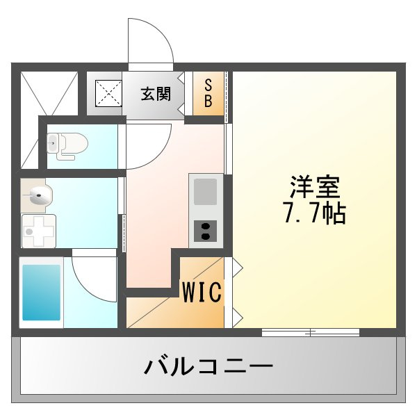 エナブル塚本Ⅱの間取り