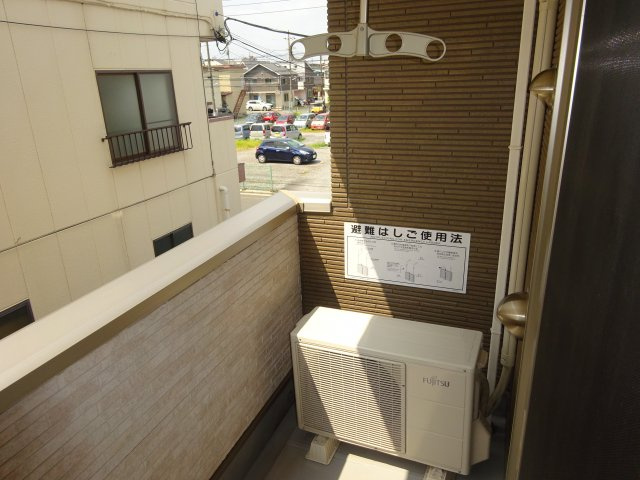 Berry fieldsのバルコニー