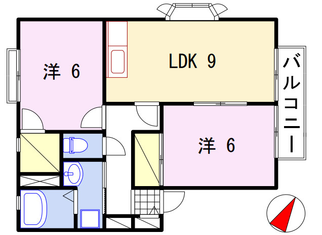 サンビレッジ阿成の間取り