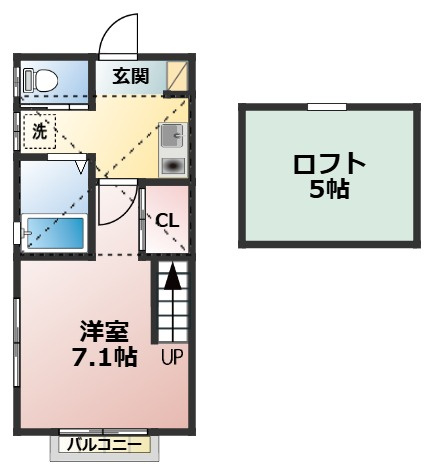 ルミノッソⅡの間取り