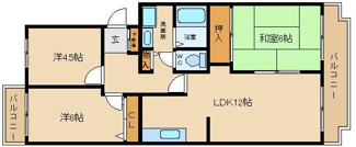 【間取り】 | ヴィラ赤とんぼ