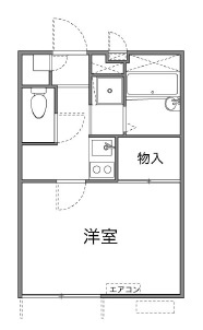 レオパレスＰＲＯＳＰＥＲⅡの間取り