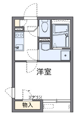 大倉山メルベーユⅢの間取り