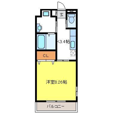 Casa上田なわての間取り