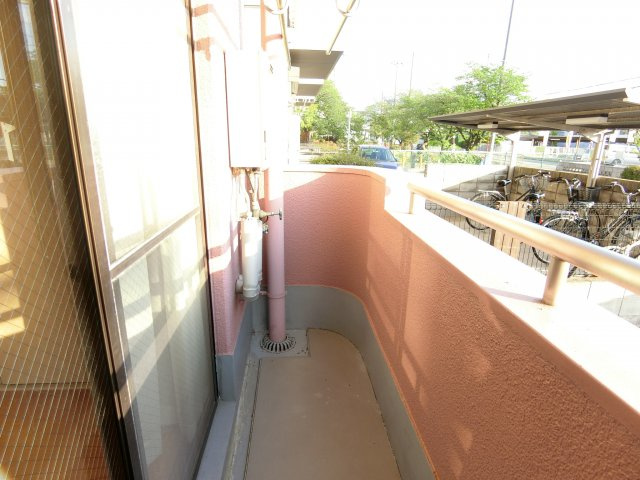 田中ハイツのバルコニー