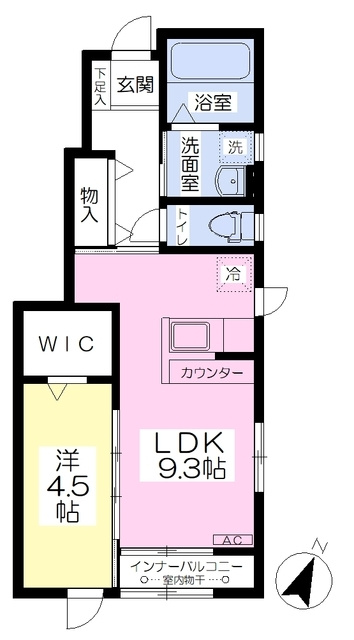 M’s Court（エムズコート）の間取り