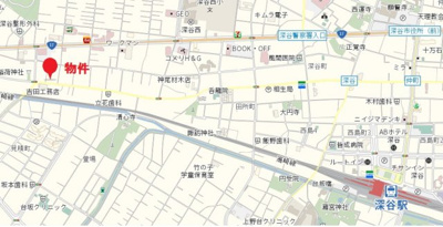 【地図】 | 深谷市萱場売地