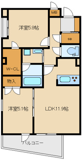 【間取り】 | プラティーヌ | 間取り