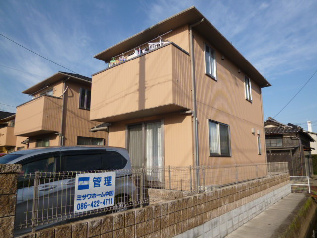 倉敷市新田の一戸建ての外観