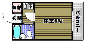 HS北野田の間取り
