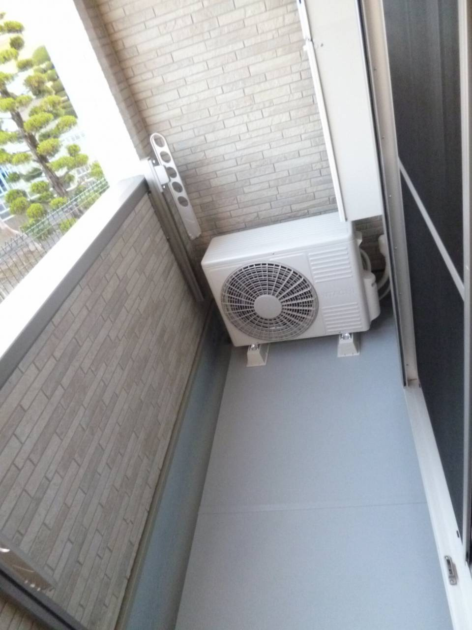 ラサクセション宝塚のバルコニー