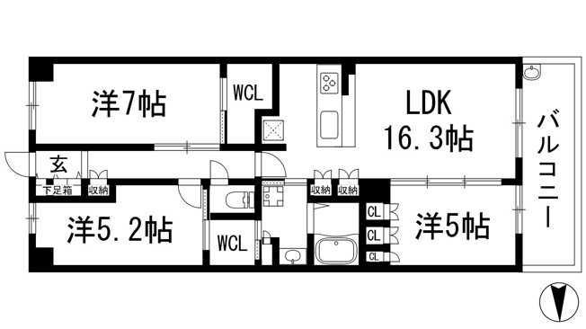 【間取り】 | プレミスト西宮北口ザ・レジデンス