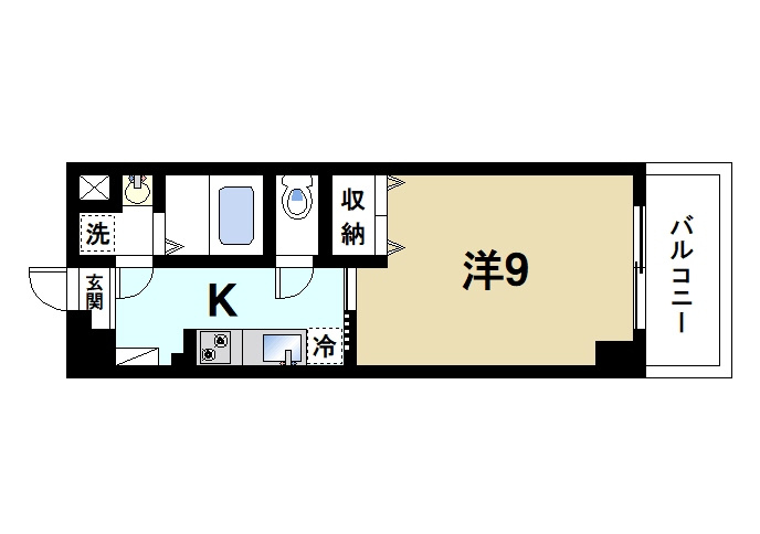 フルーア　ケイの間取り