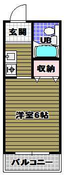 プチメゾン滝谷の間取り