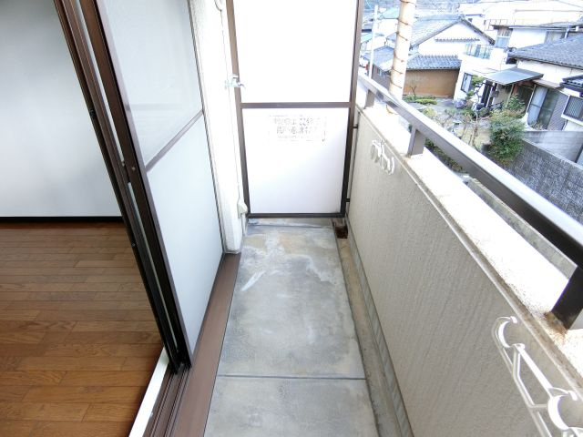 プチメゾン滝谷のバルコニー