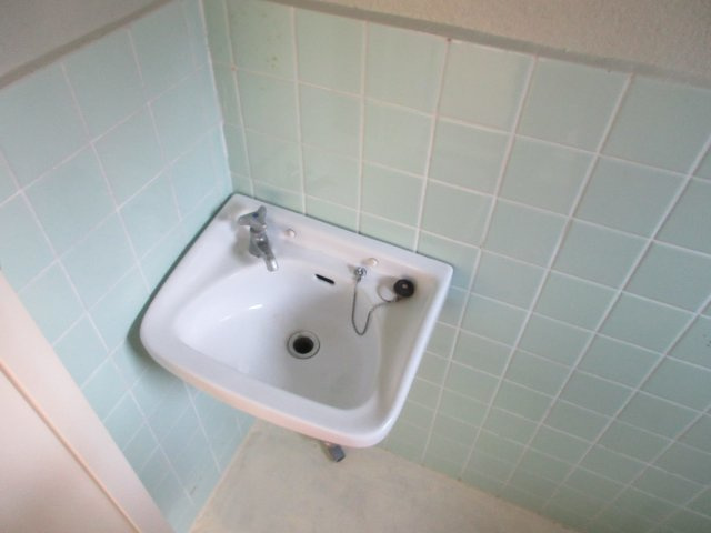 日下マンションの独立洗面台