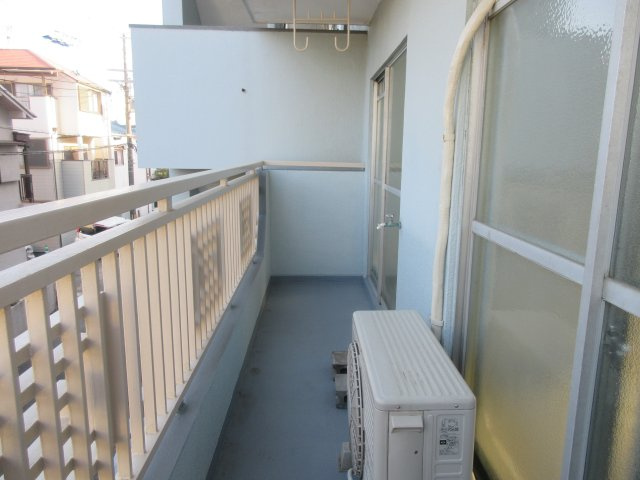 日下マンションのバルコニー