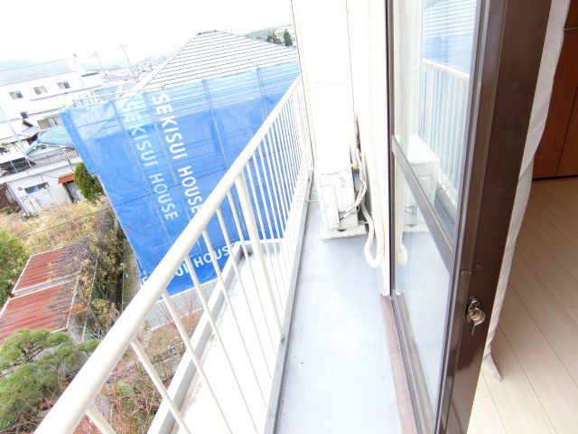 森井マンションのバルコニー
