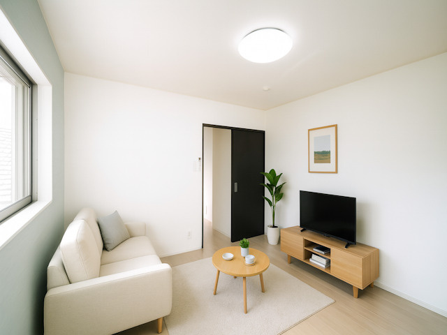 アイリスライフ山陵の居間・リビング|CGで家具等を配置したもので家具等は含まれません。