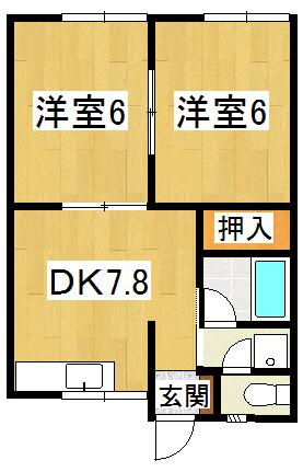 フレッシュハイツの間取り