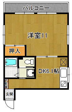 オリーブマンションの間取り