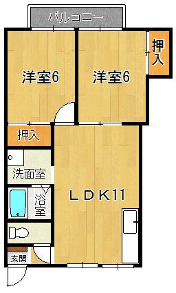 マチルドの間取り