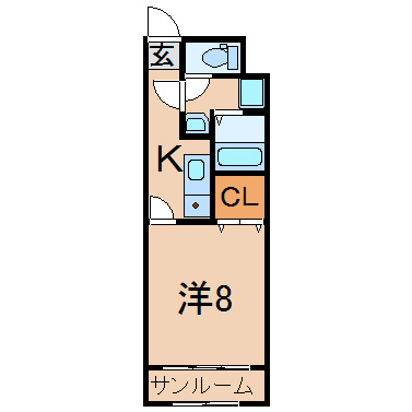 クレールVの間取り