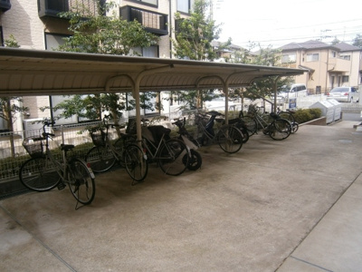 【外観】 | グランパルクＮＳ | 屋根付き駐輪場