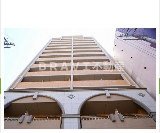 クラウンハイム北心斎橋フラワーコート　BRAVI不動産の外観|【クラウンハイム北心斎橋フラワーコート】きれいな外観です