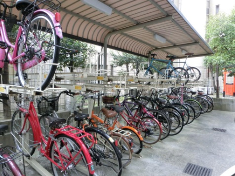 レインボーコート立売堀　BRAVI不動産のその他共用部分|【レインボーコート立売堀】駐輪場