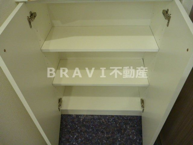 ブリリアントコート農人橋　BRAVI不動産の玄関|【ブリリアントコート農人橋】小物を収納するのに便利です