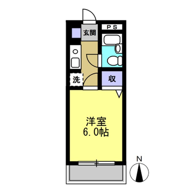 清城ハイツの間取り