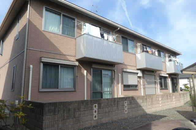 倉敷市平田のアパートの外観