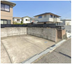 千代田南町戸建借家の駐車場