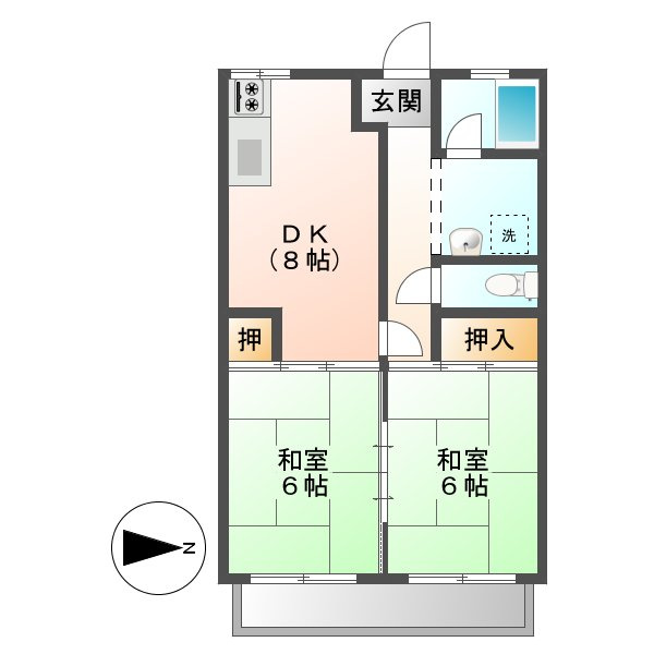 倉敷市新田の賃貸マンション