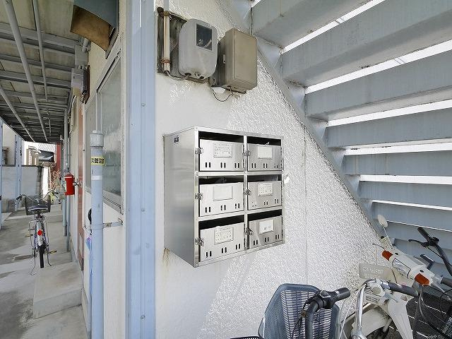 ハイツ広島のその他共用部分|集合ポスト