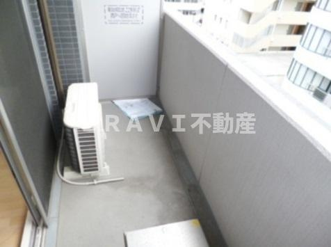 アーデン京町堀ウエスト　BRAVI不動産のバルコニー|【アーデン京町堀ウエスト】陽当たり良好なバルコニーです