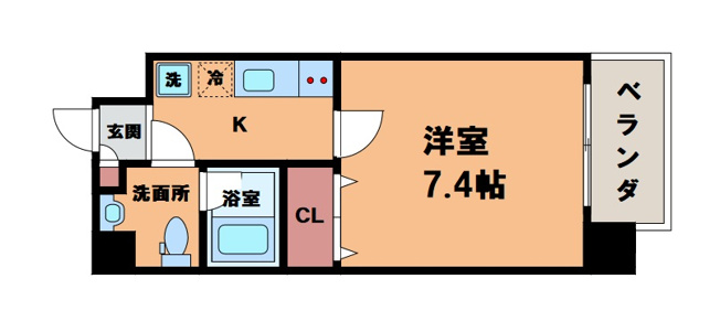 【間取り】 | リアーレ北田辺