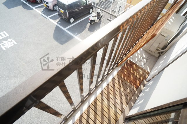 谷内ビルのバルコニー