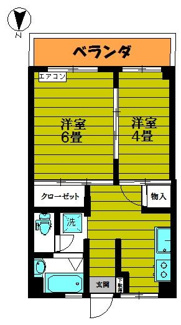 【間取り】 | ダイアパレス鶯谷 | ダイアパレス鶯谷