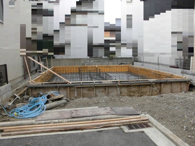 【外観】 | PLAISIR里中町　新築戸建 | 基礎配筋工事