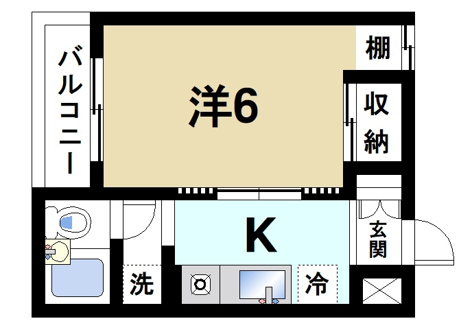 サニーハイツ（大宮町１丁目）の間取り|間取り
