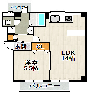 ビューテラス売布Ⅱ（View Terrace 売布Ⅱ）の間取り