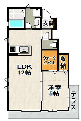 アンボワーズ売布の間取り