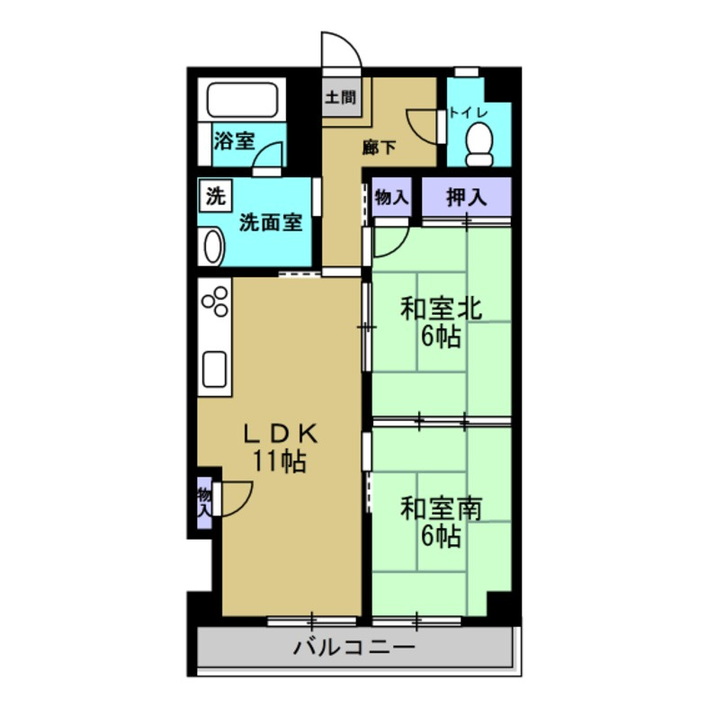 メゾン花園の間取り