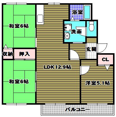 フレグランス錦の間取り