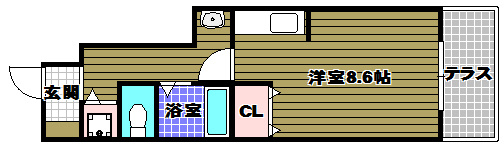 フルールふじさわ台の間取り