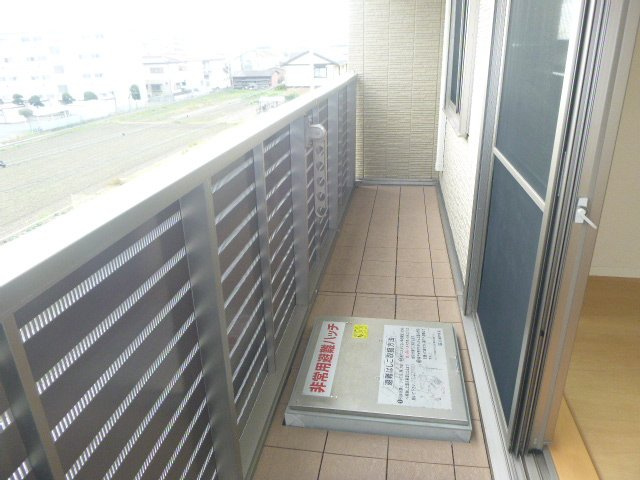 ノール　ボアー　３号館のバルコニー